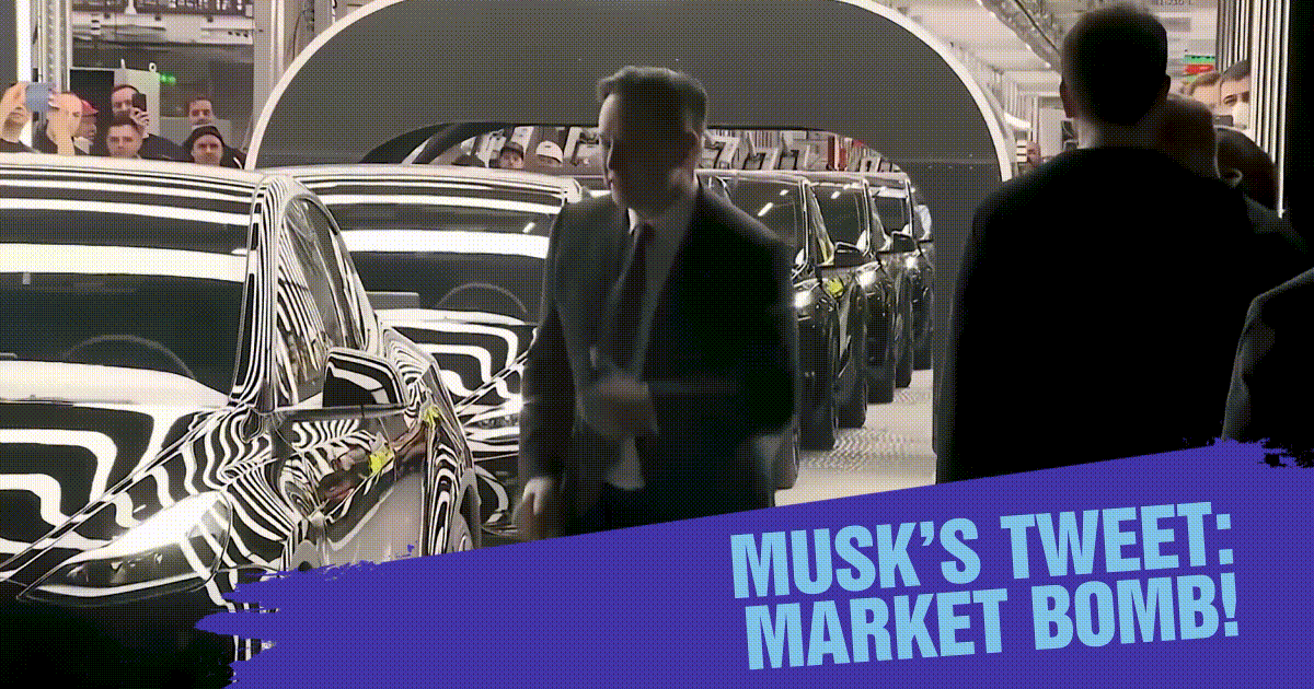 💣 Musk’s Tweet: Market Bomb!