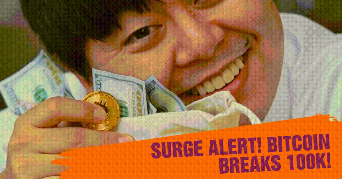 Surge Alert! Bitcoin Breaks 100k!
