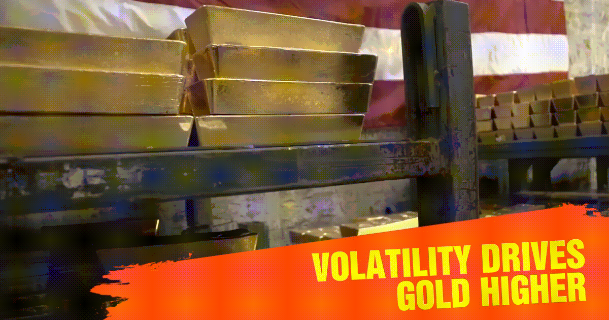 Volatility Drives Gold Higher