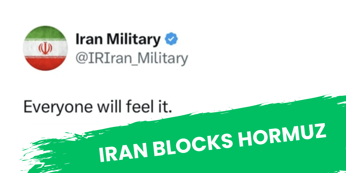 Iran Blocks Hormuz
