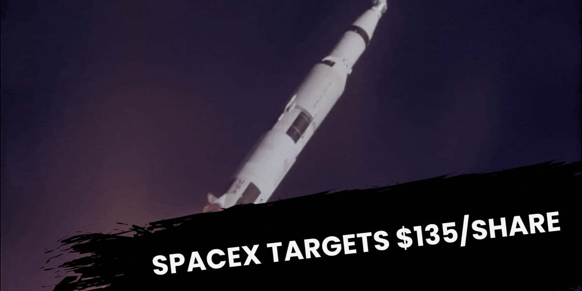 Spacex Target $135/Share