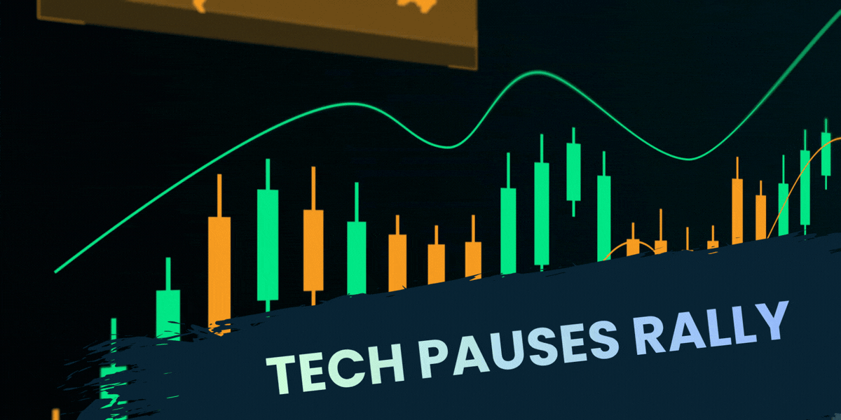 Tech Pauses Rally