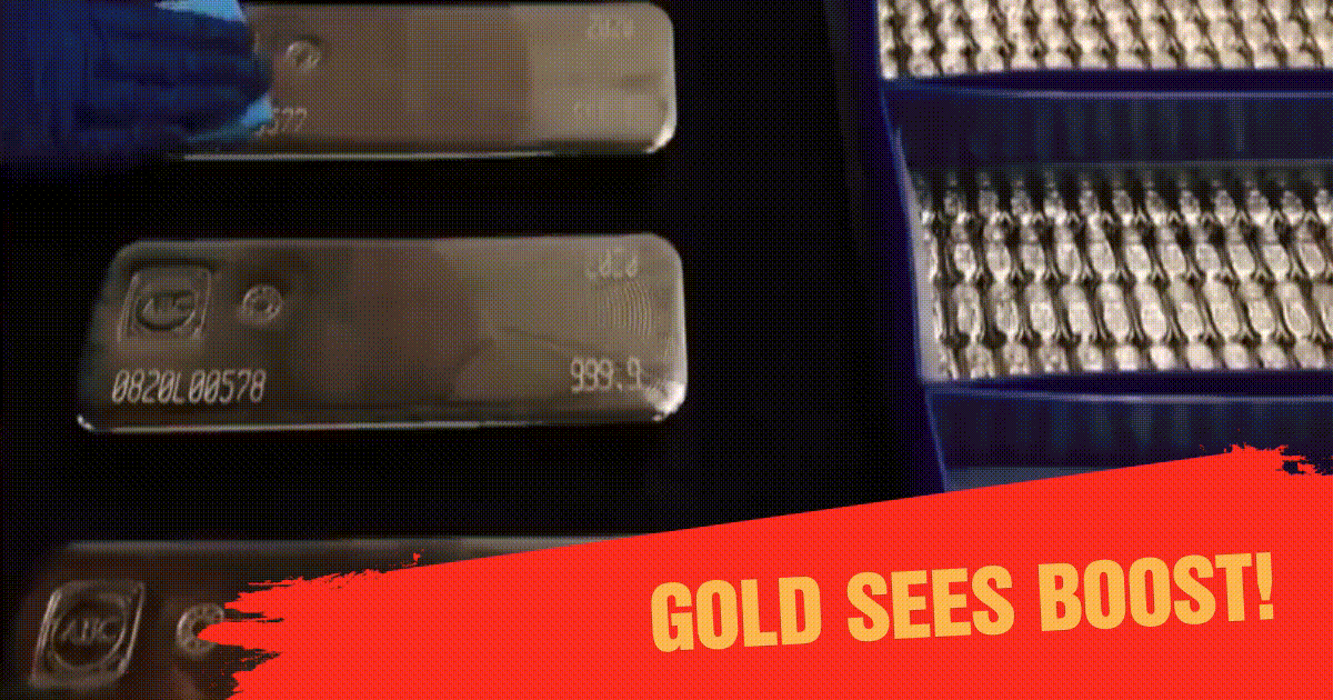Gold Sees Boost!