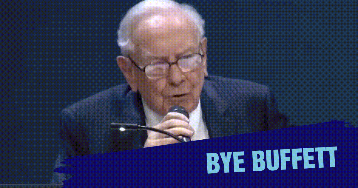 Bye Buffett 😂