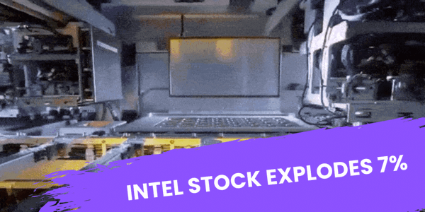 Intel Stock Explodes 7%