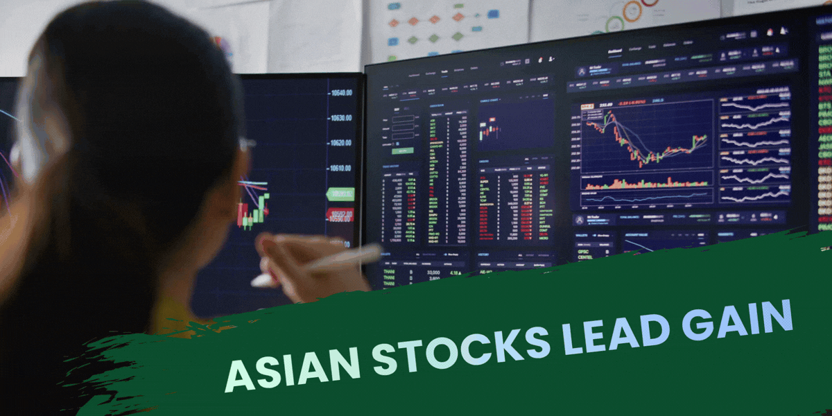Asian Stocks Lead Gains