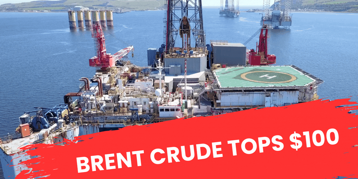 Brent Crude Tops $100
