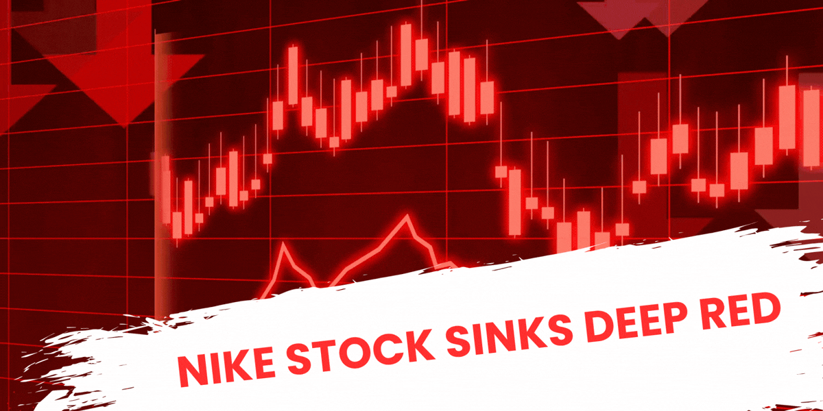 Nike Stock Sinks Deep Red