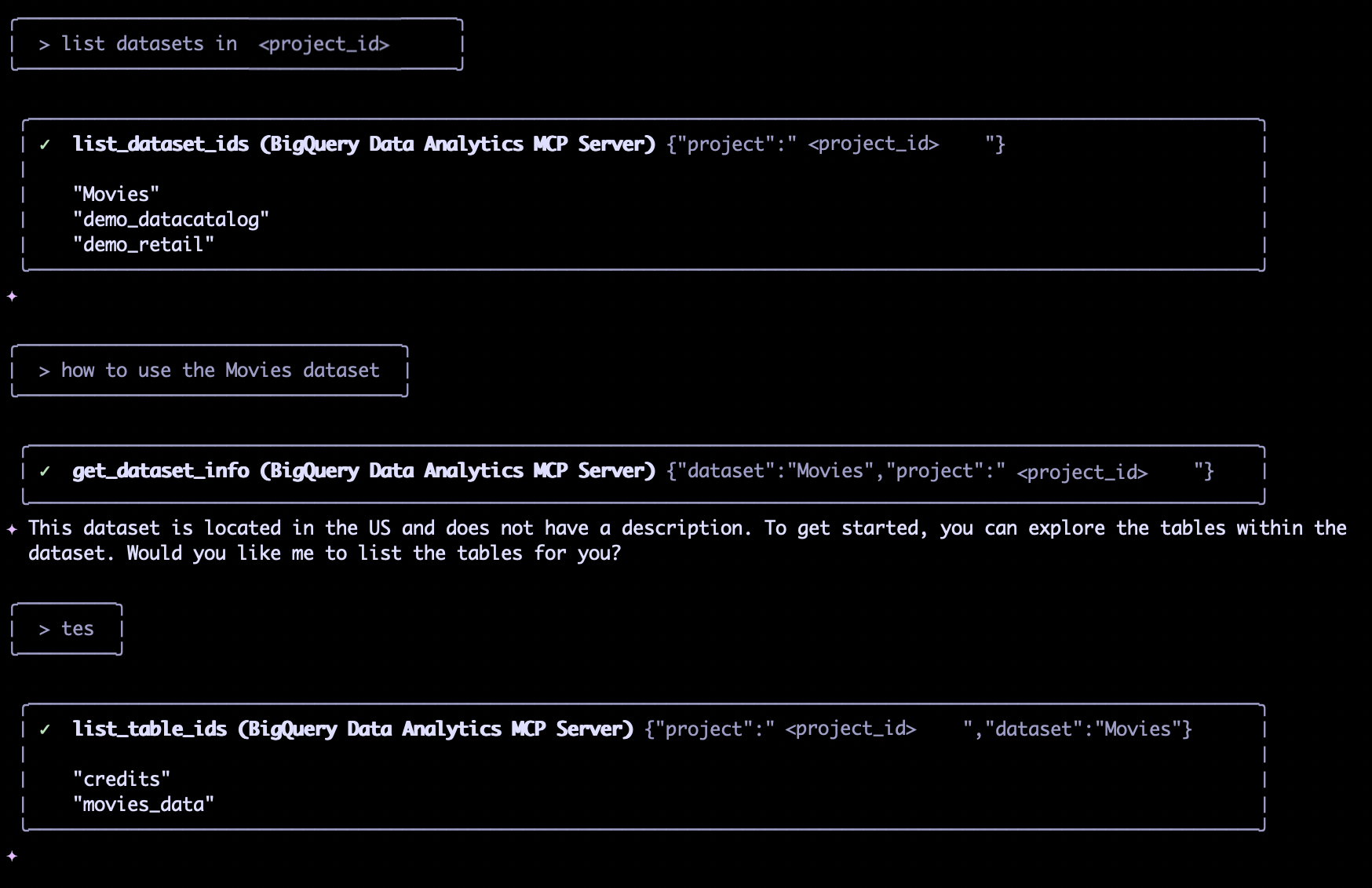 Exemple de découverte de données
