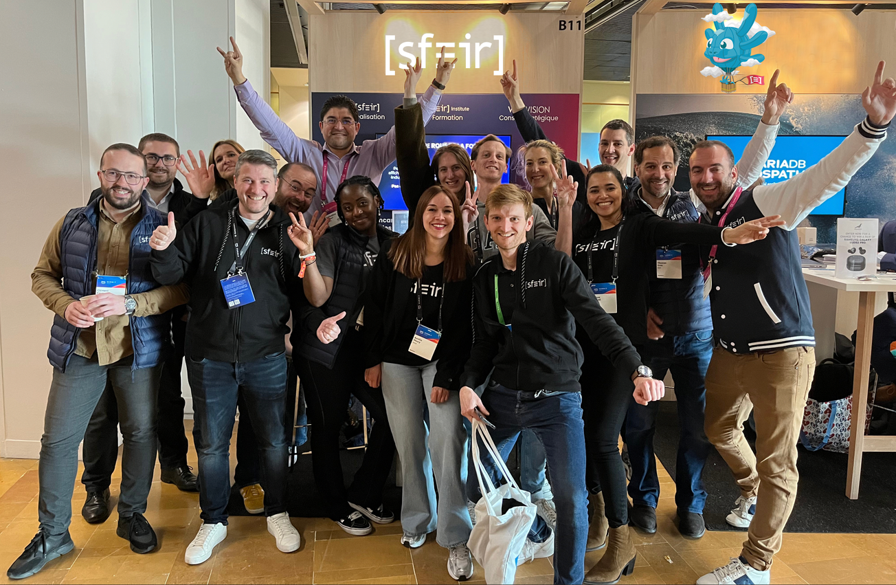 L'équipe SFEIT à l'AWS Summit 2023