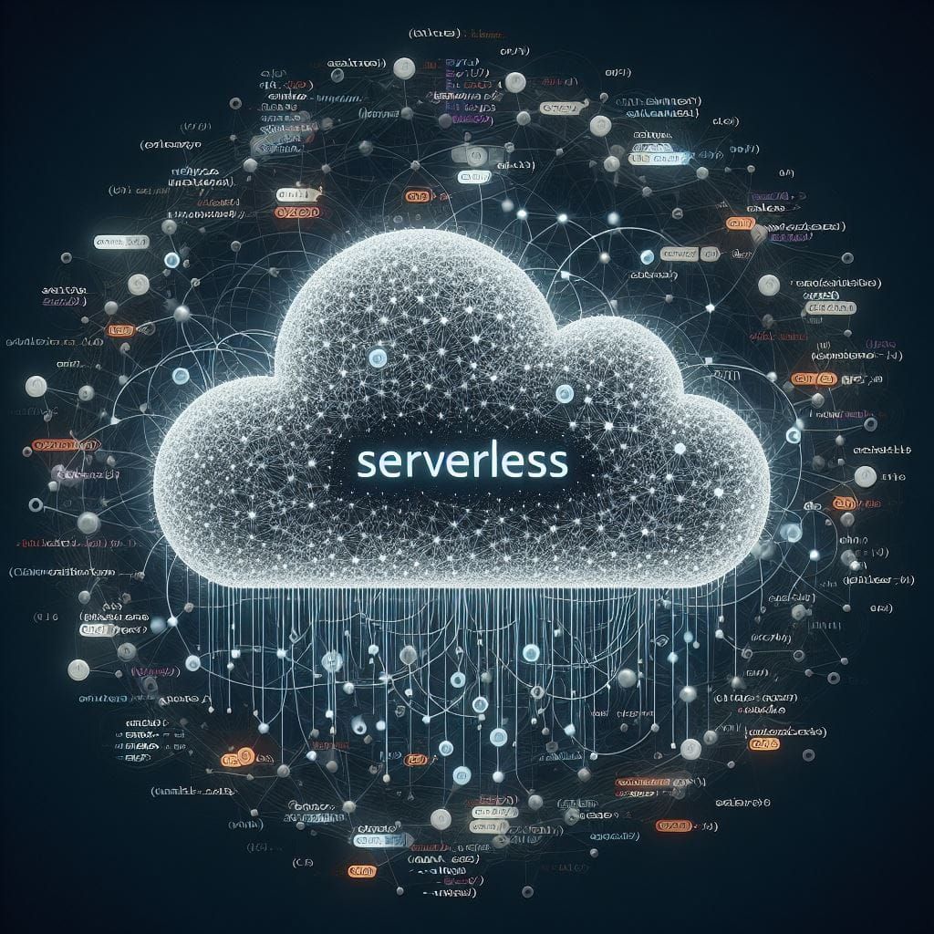 Serverless Cloud image connectent des différentes composantes