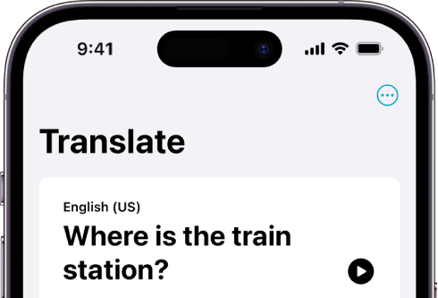 Application Traduction sur iPhone