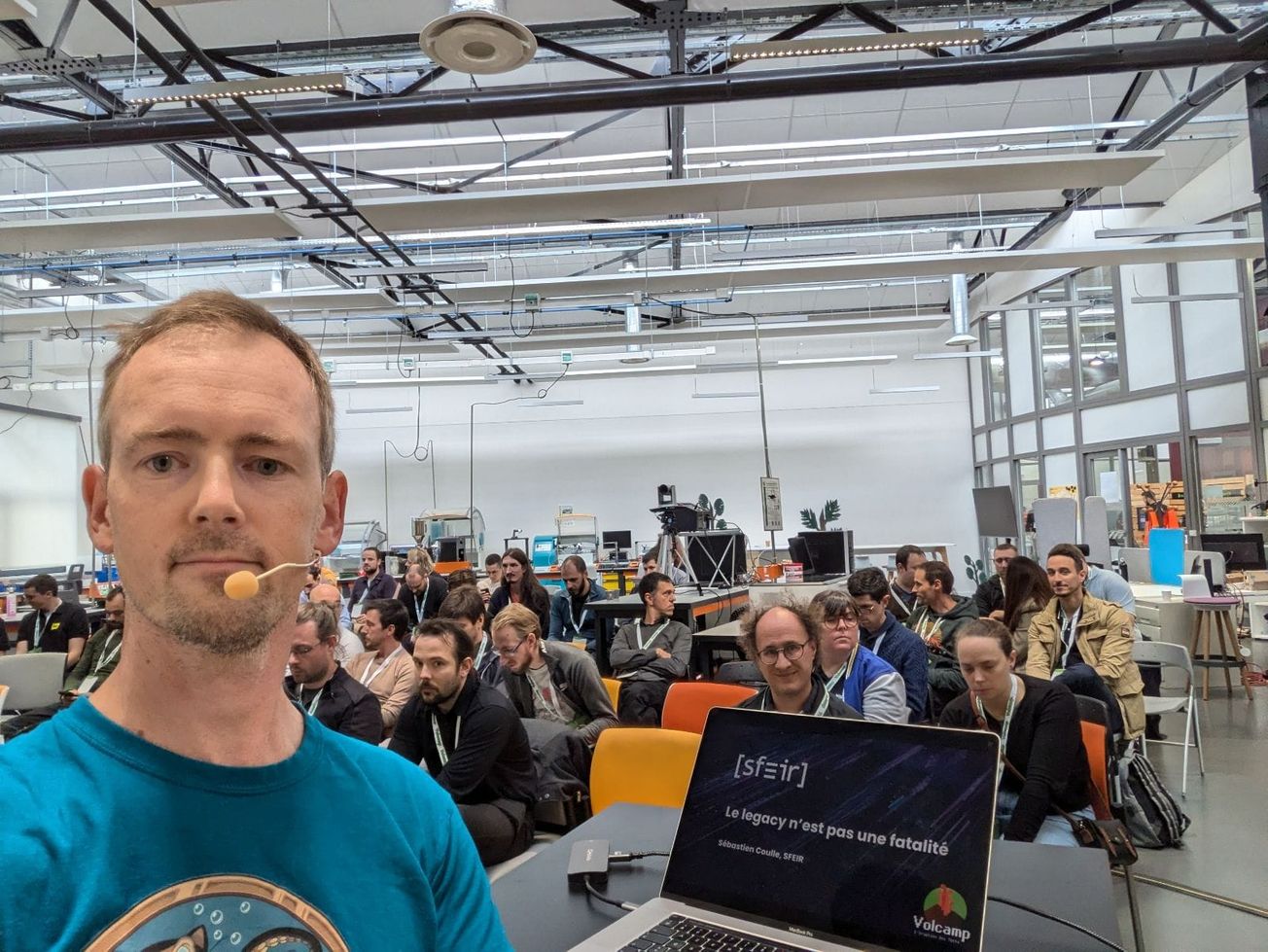 Volcamp 2024 : entre scène et gradin