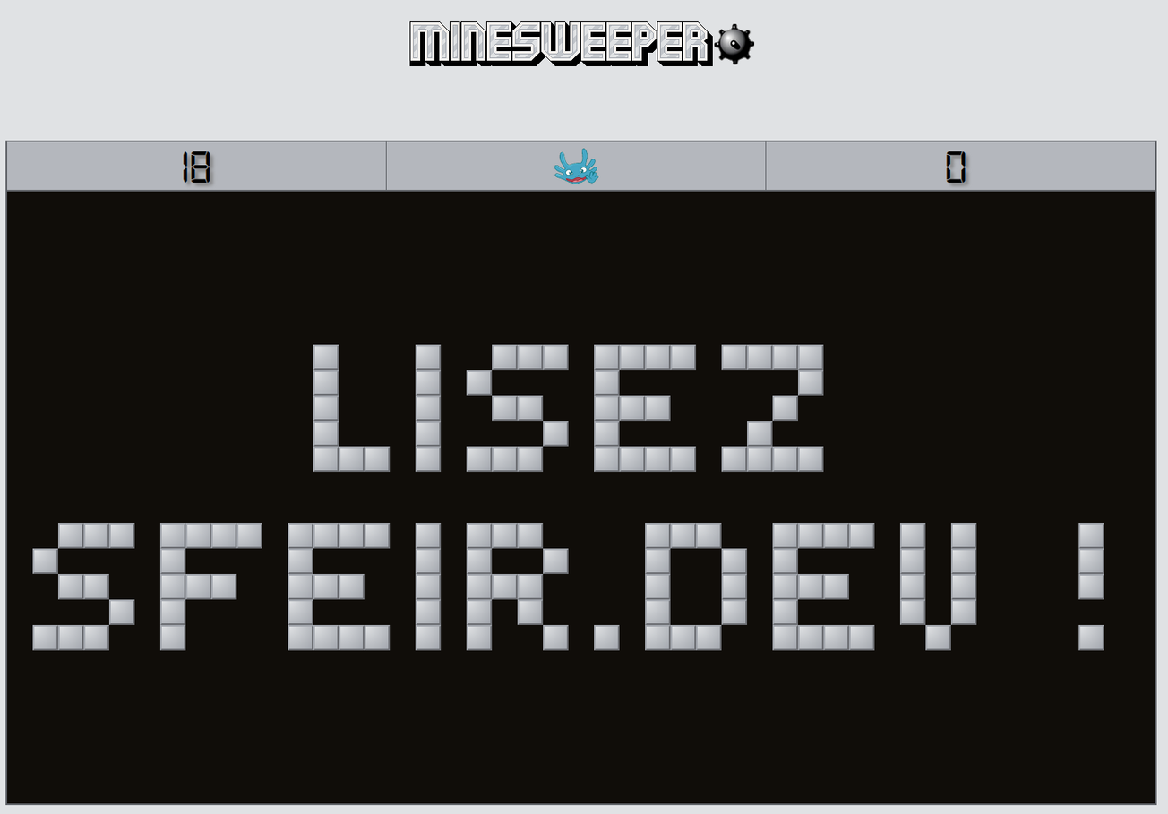 Démineur sans frontières : hackons un jeu d'enfance avec Angular
