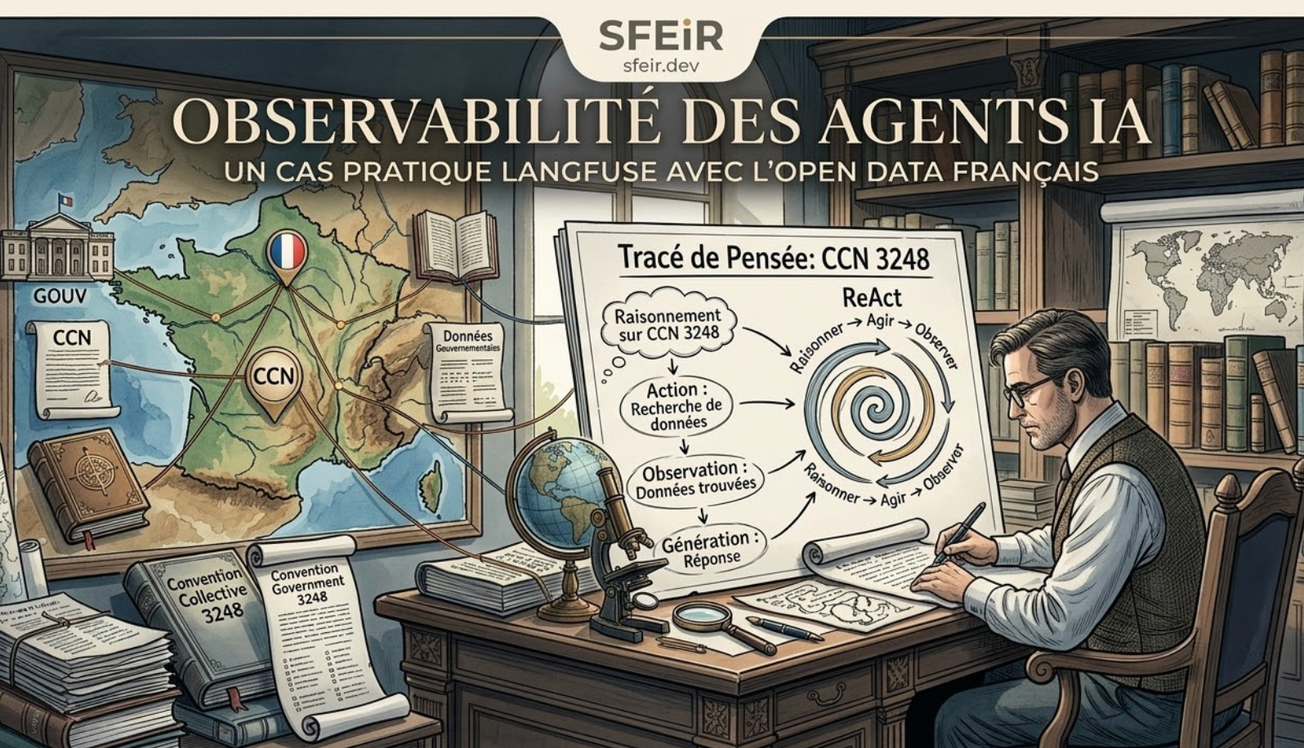 Observabilité des agents IA : cas pratique Langfuse avec l'Open Data français