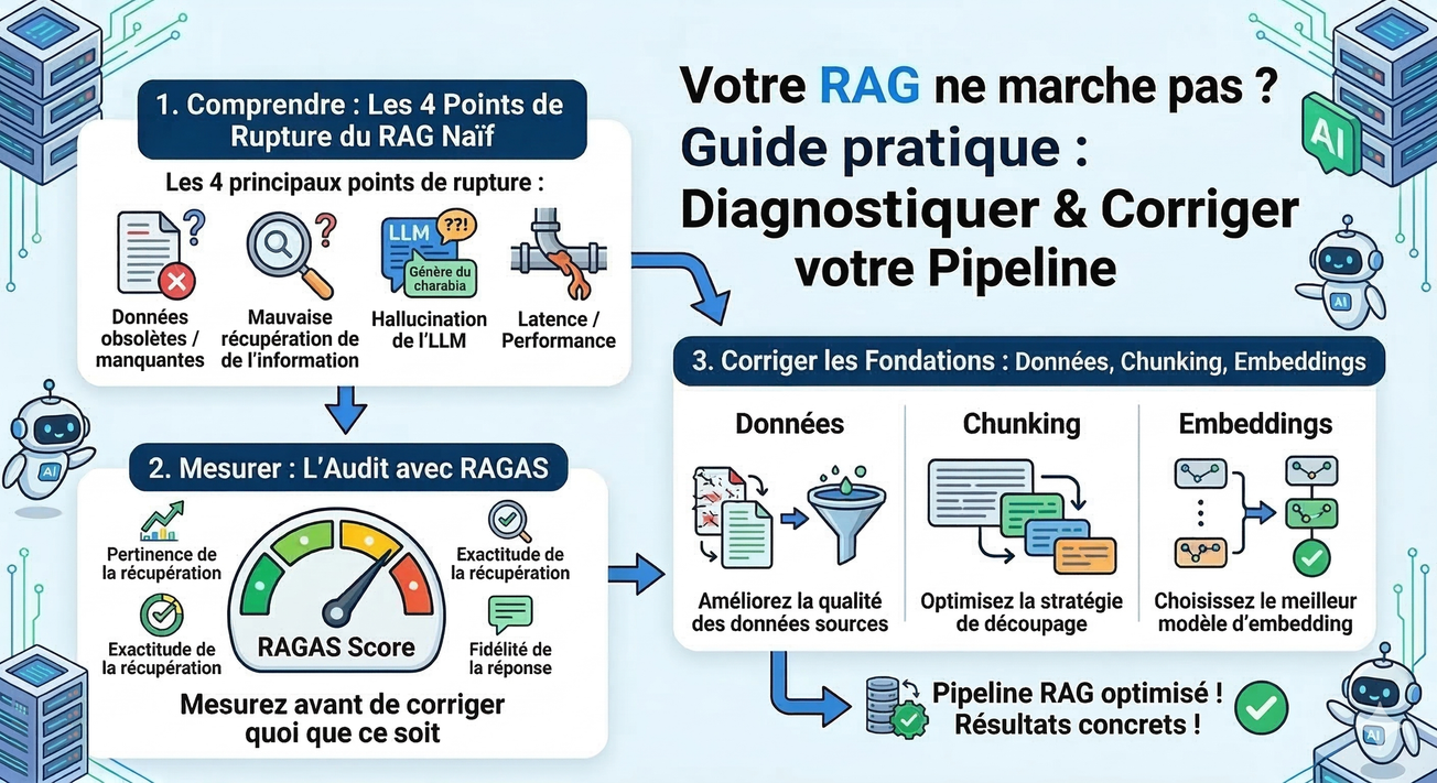 Votre RAG ne marche pas ? Guide pratique pour diagnostiquer et corriger votre pipeline