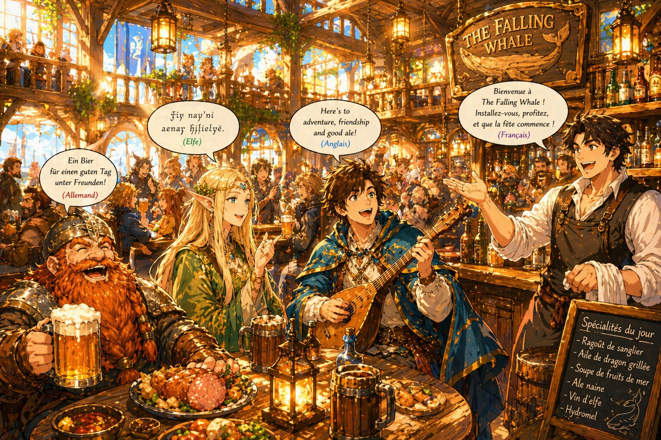 La taverne multilingue