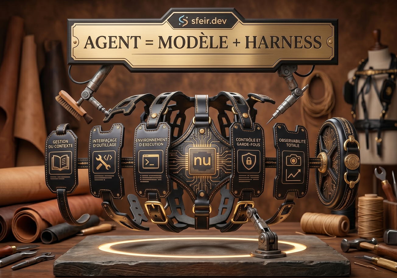 Agent harness : pourquoi l'avenir de l'IA s'écrit désormais autour du modèle, et non plus dedans ?