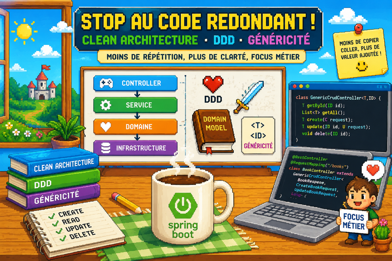 Stop au code redondant : clean Architecture, DDD et généricité appliqués au CRUD