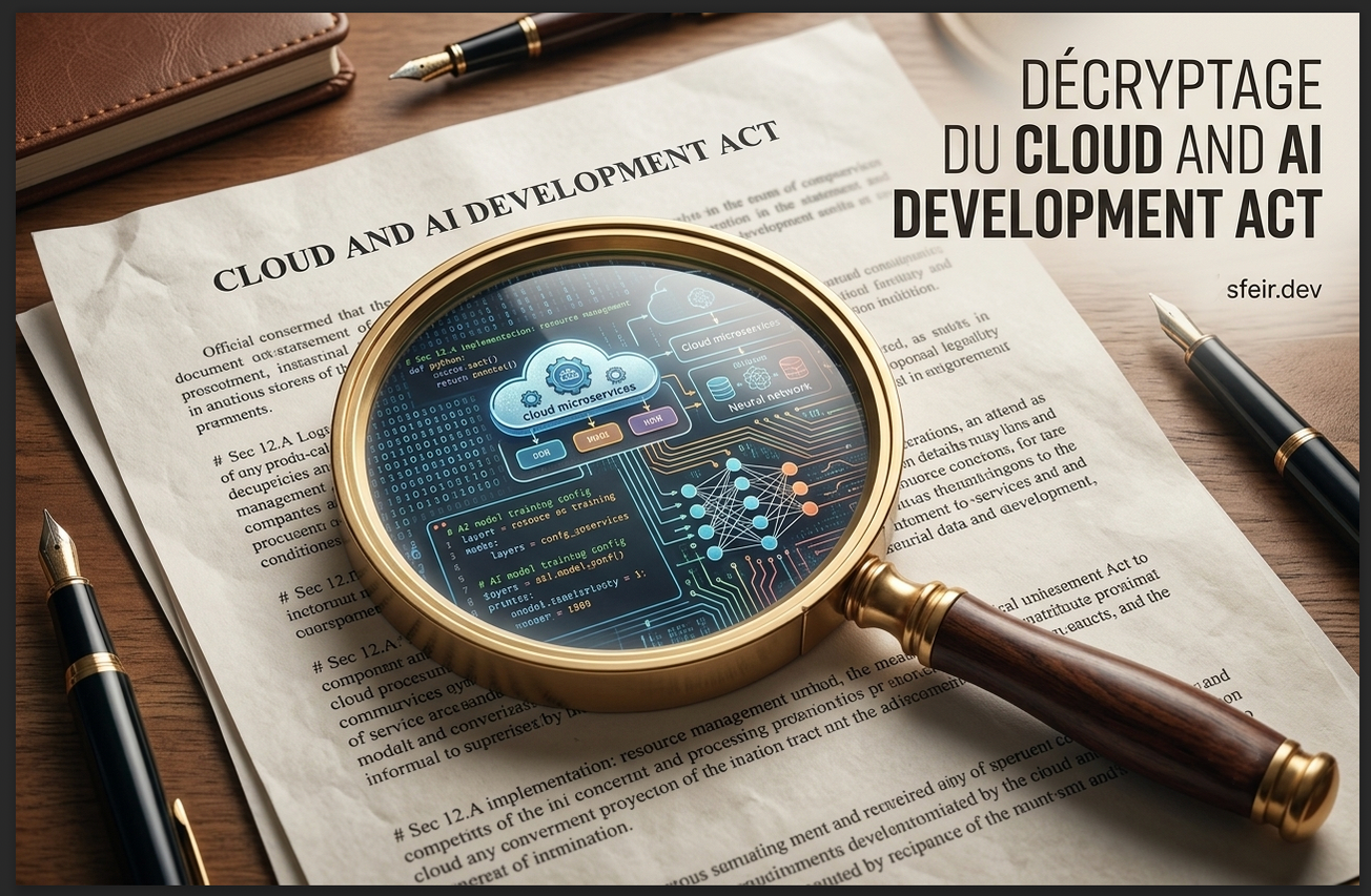 Décryptage technique du Cloud and AI Development Act