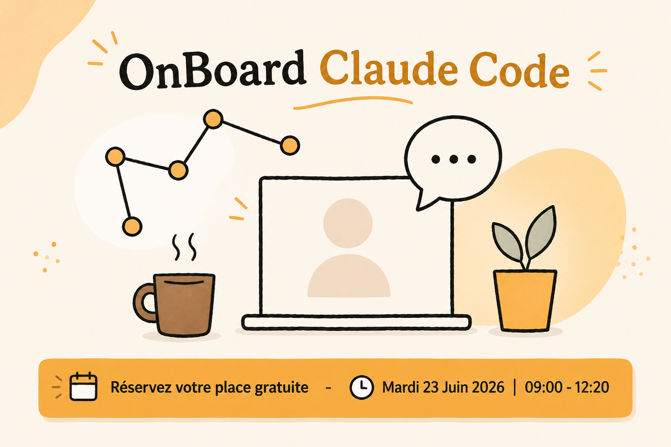 Claude Code : le webinaire gratuit animé par votre partenaire certifié Anthropic !