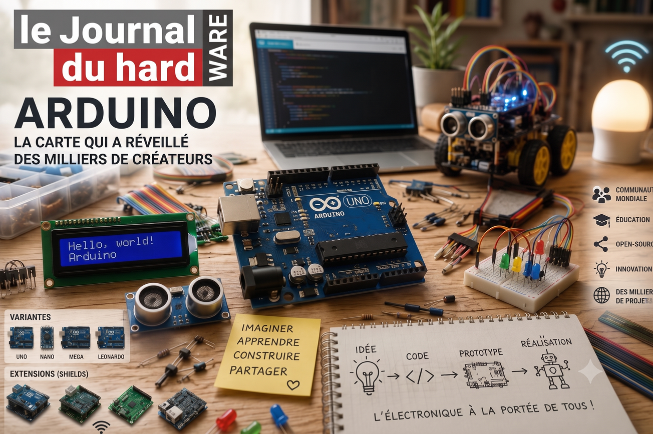 Le journal du HARDware : Arduino, faire du hard n'aura jamais été aussi easy