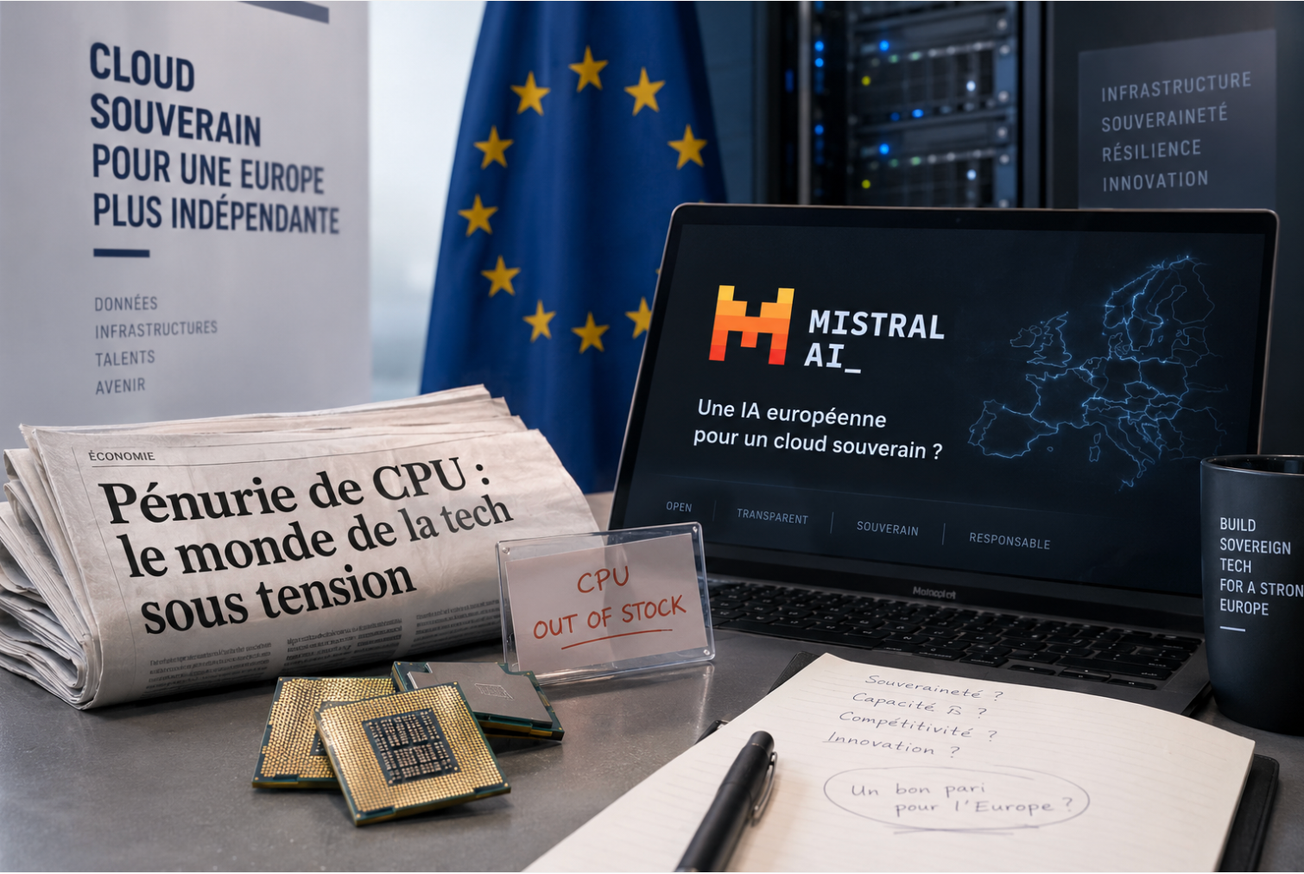 Pénurie de CPU, cloud souverain, Mistral, un bon pari pour l'Europe ?
