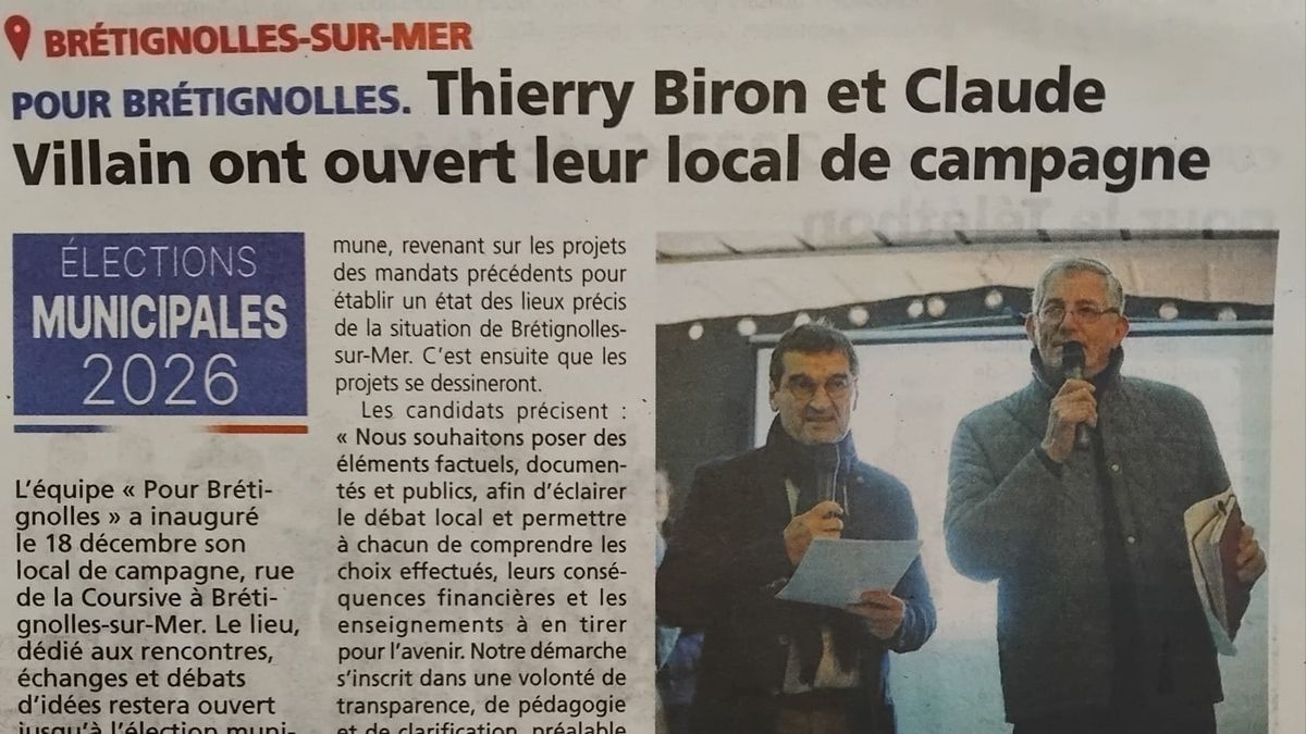 Dans la presse : inauguration du local