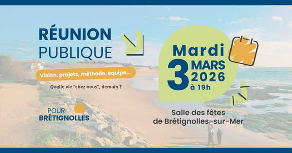 Réunion publique - 3 mars 2026