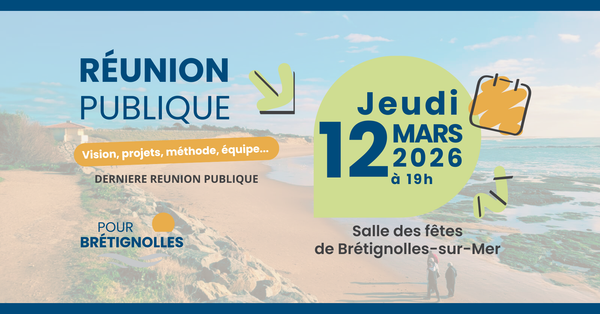 Réunion publique - 12 mars 2026