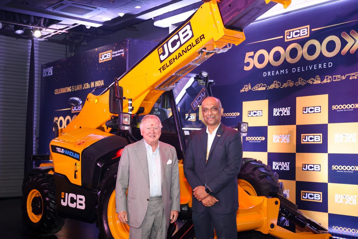 JCB India rolls out its 500,000th Construction Equipment