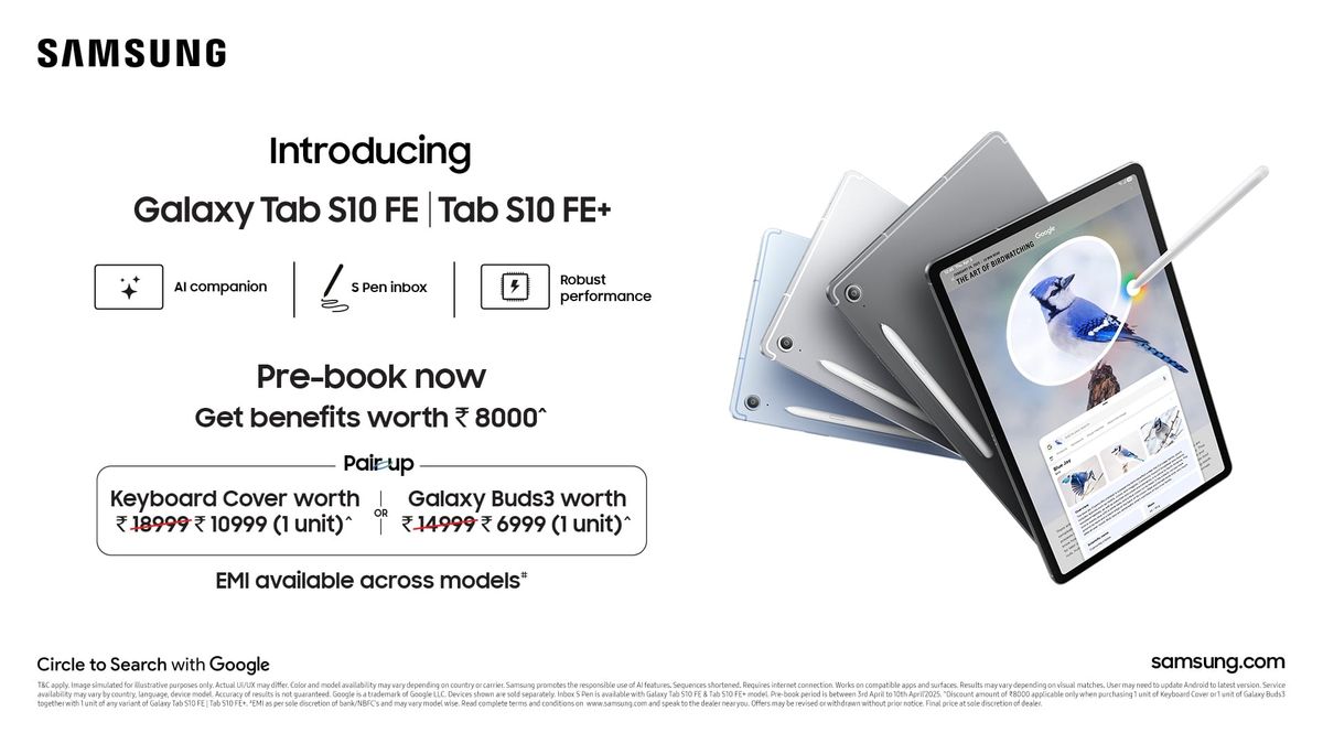 Samsung Launches Galaxy Tab S10FE Series