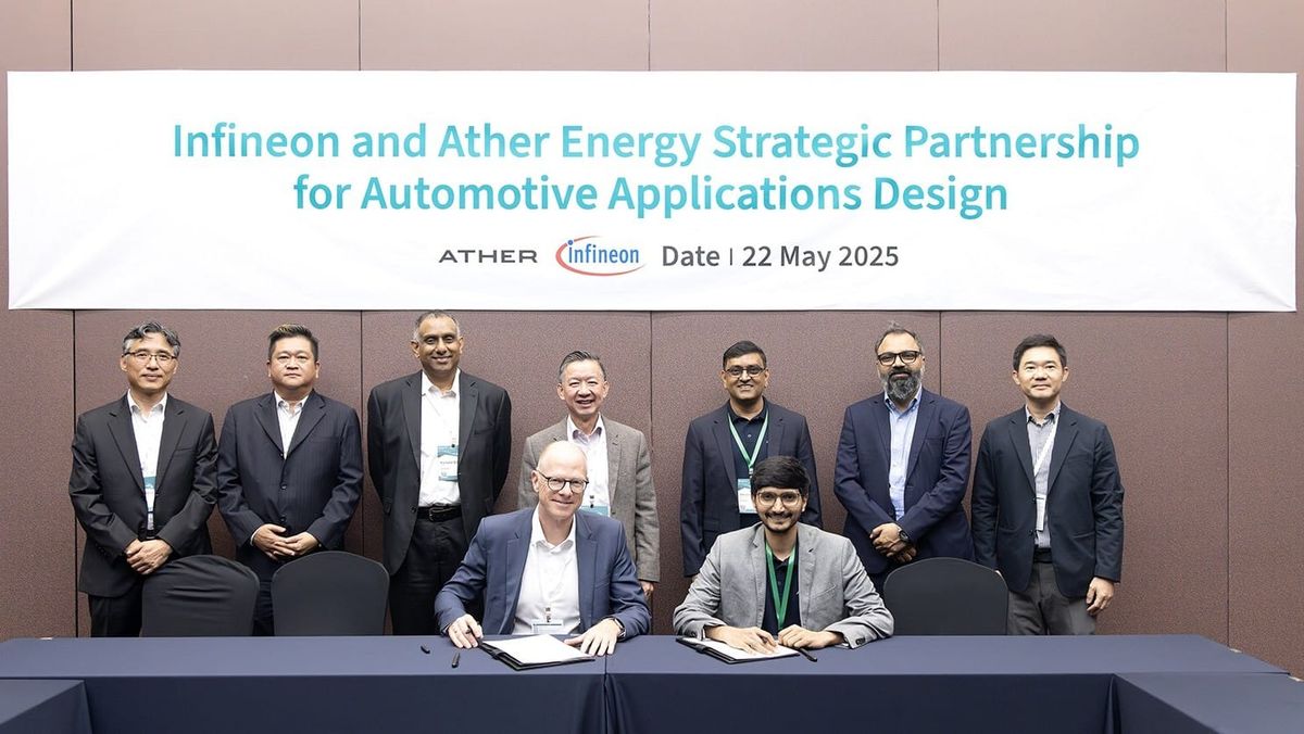 Ather Energy and Infineon Technologies partner