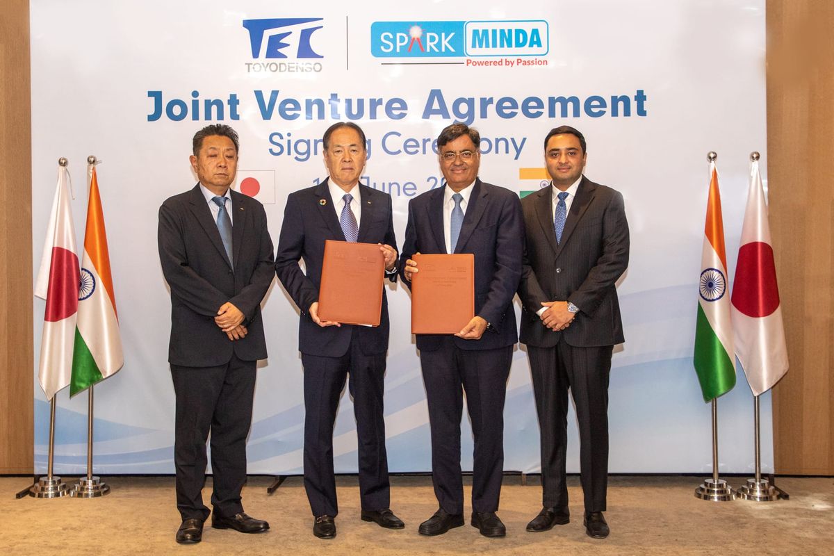 Minda Corporation Forms Joint Venture with Toyodenso of Japan