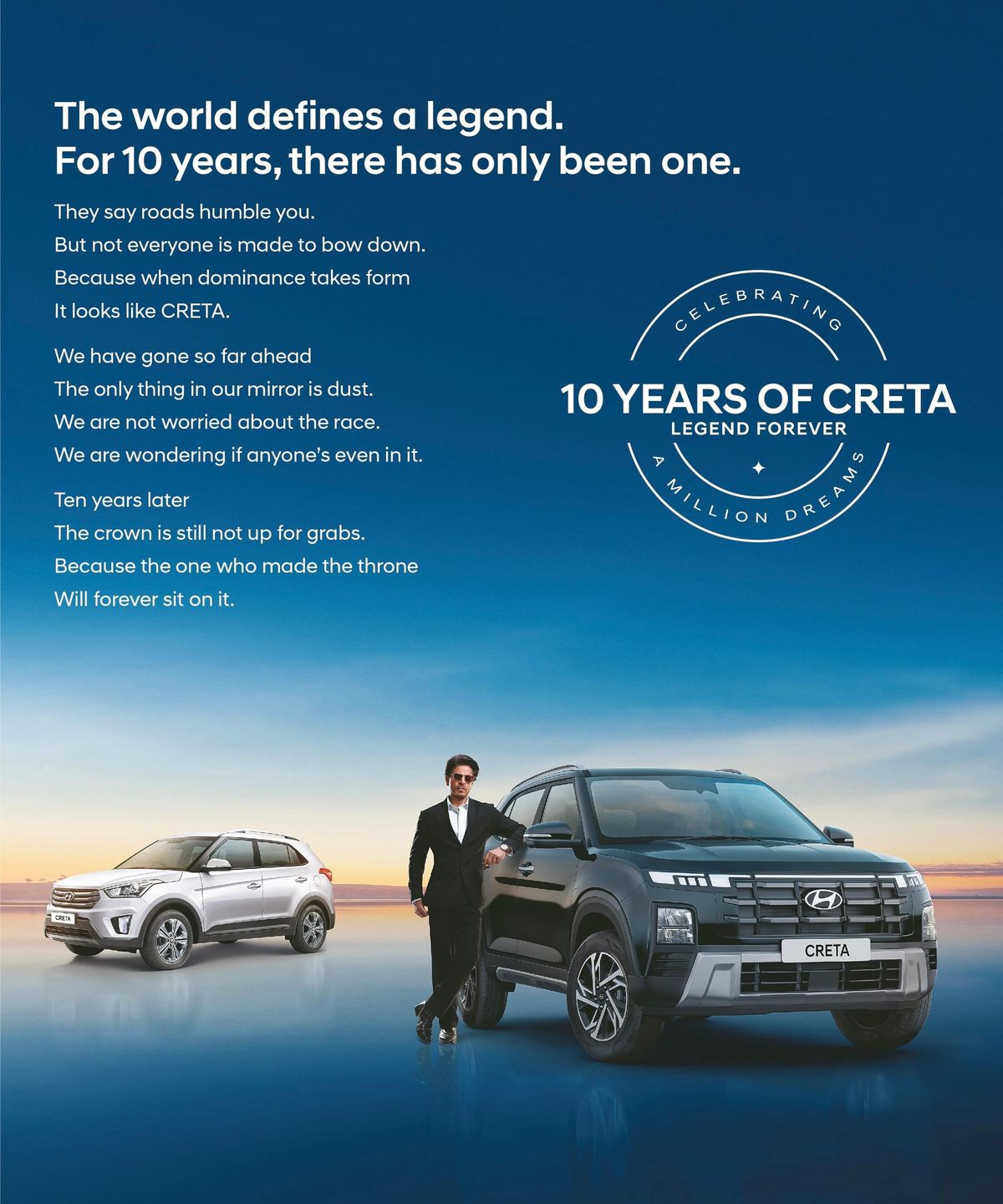 Hyundai CRETA completes 10 years in India