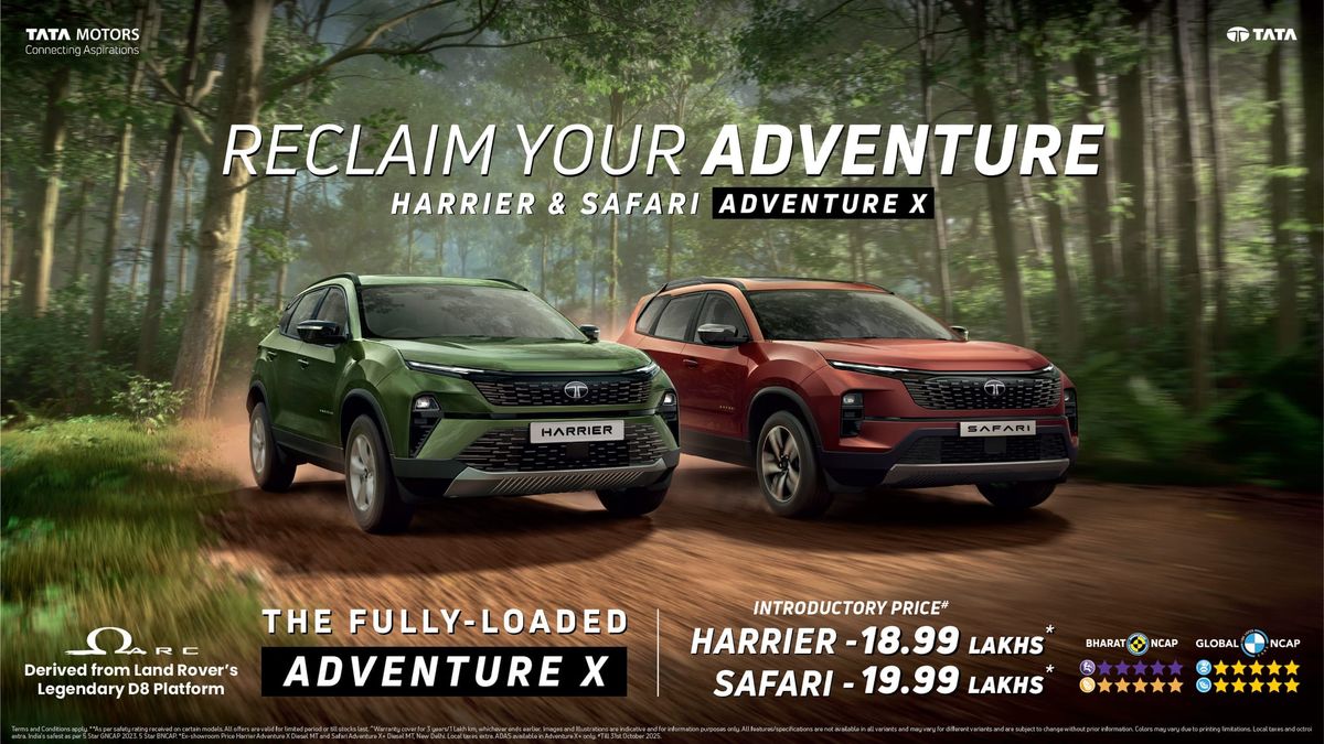 All new Adventure X Persona of Harrier and Safari launched