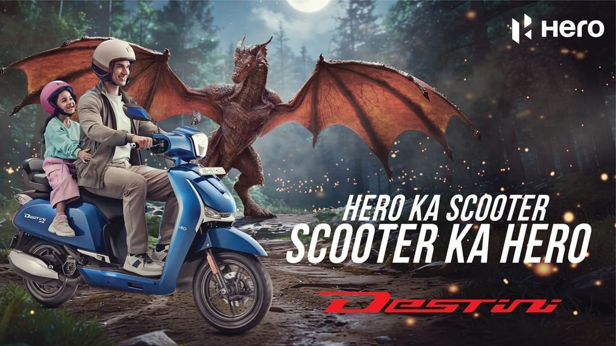 Hero MotoCorp celebrates the new Hero Destini campaign