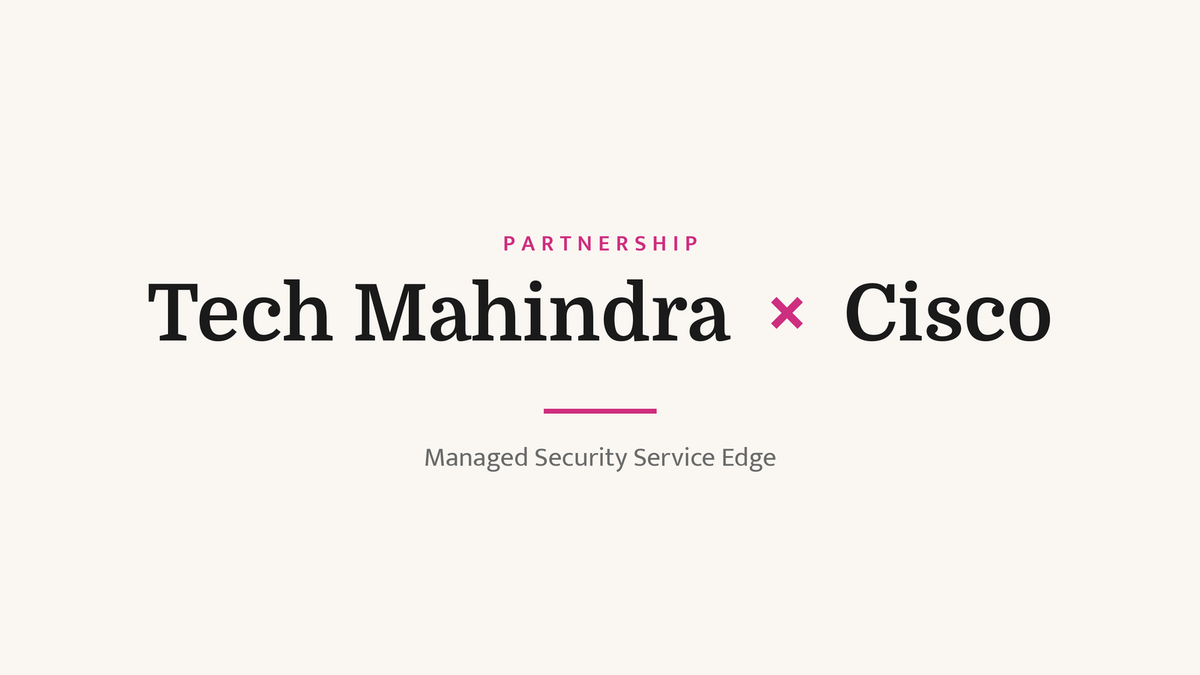 Tech Mahindra-Cisco Partnership