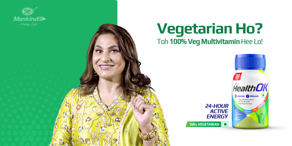 Mankind 100% Vegetarian Multivitamin tablets