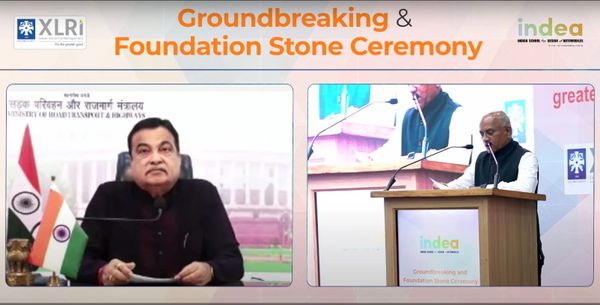 Shri Nitin Gadkari Unveils INDEA Foundation Stone at XLRI Delhi-NCR