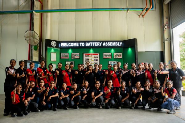 JSW MG Motor India Deploys 80% Women