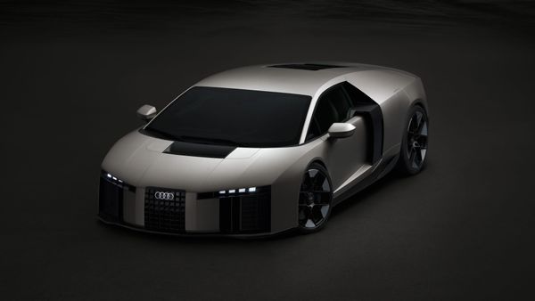 Audi presents its first supercar with a high-performance hybrid powertrain