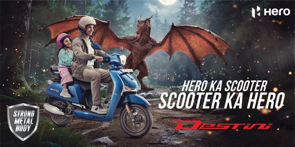 Hero MotoCorp celebrates the new Hero Destini campaign