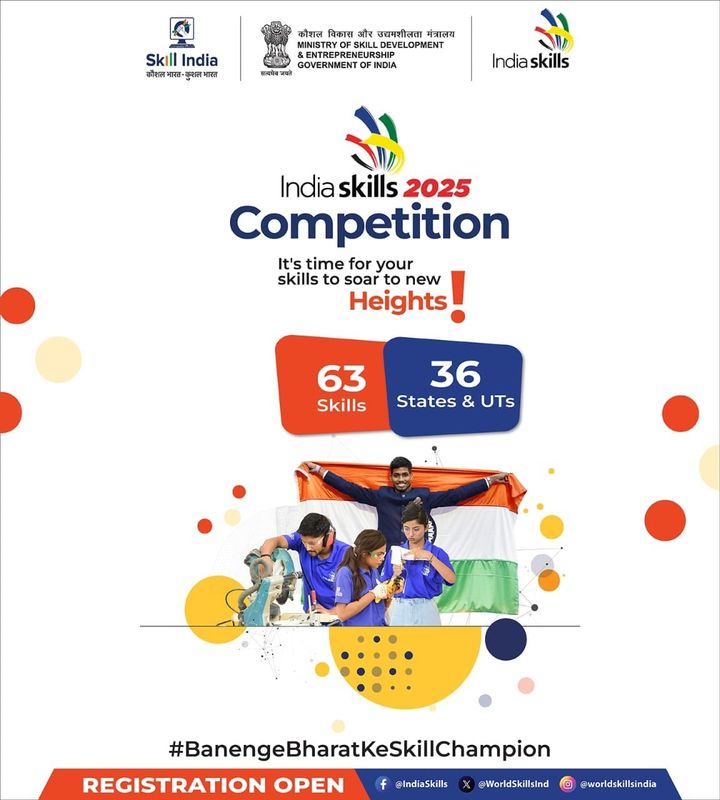 IndiaSkills 2025 registration kicks off