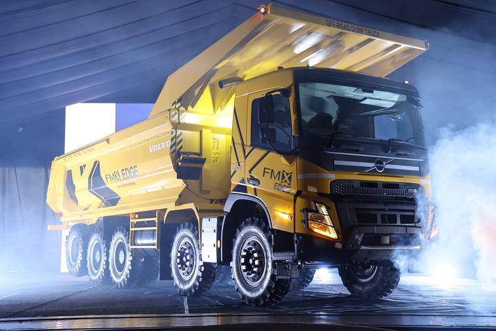 Volvo Trucks India introduces Volvo FMX Edge dump truck