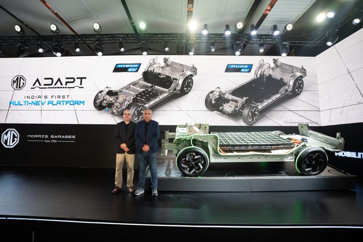JSW MG Motor India unveils MG ADAPT