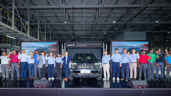 Kia begins Sorento production at Anantapur ahead of September launch