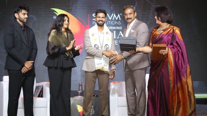 Abhinav Bindra and Gaganyaan astronaut-designate address students at SSVM conclave in Coimbatore