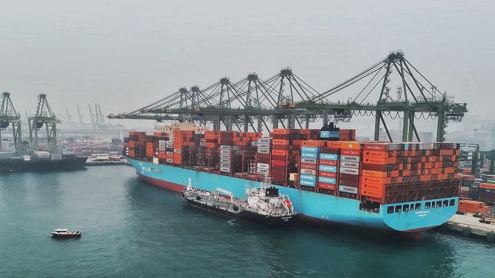 Maersk takes on 5,000 tonnes of bioethanol in Singapore shipping-fuel operation