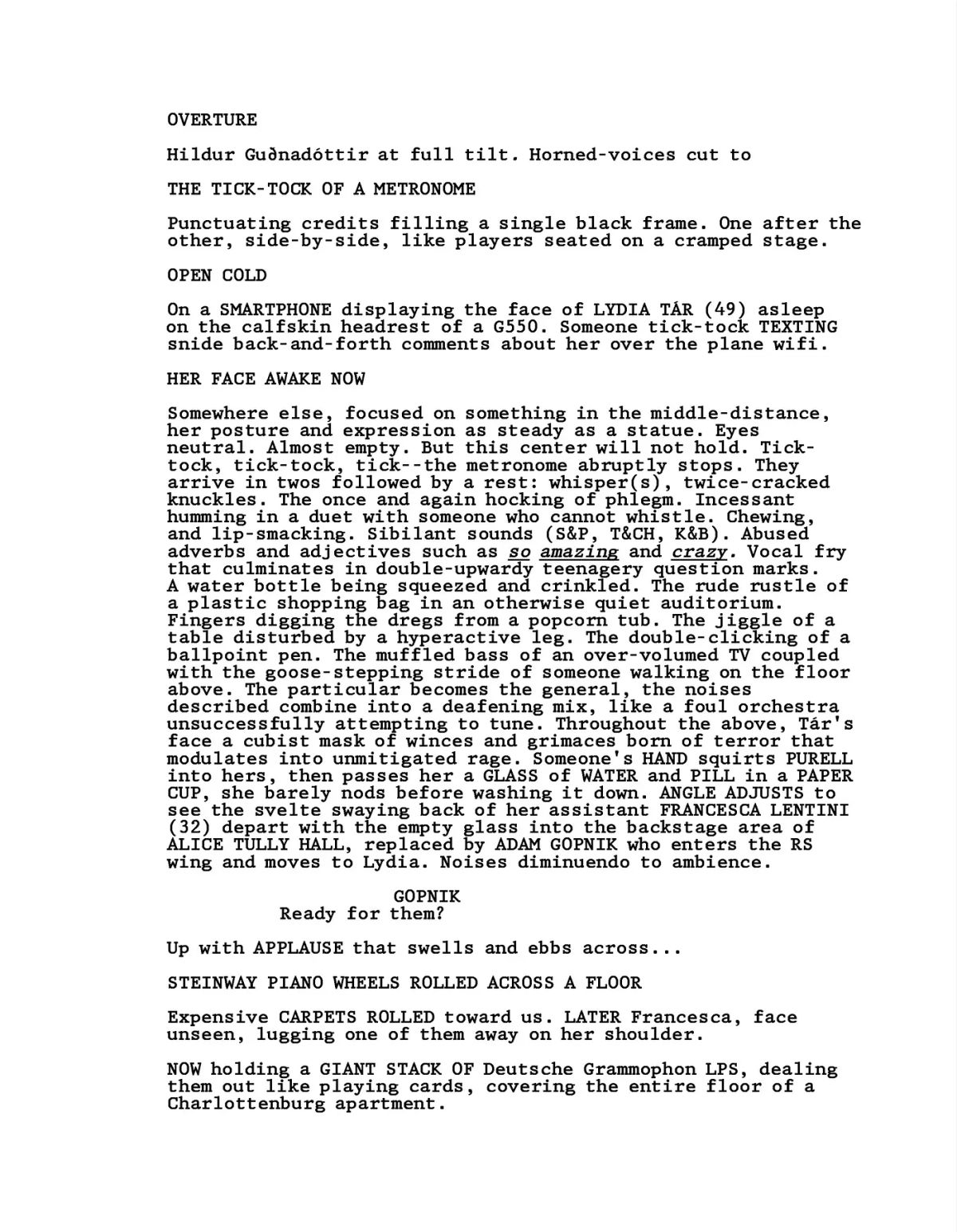 TÁR and Remaining Teachable